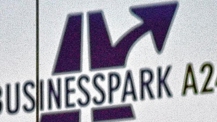 Einer der möglichen Entwürfe für das Logo des neuen Businessparkes. Einer der möglichen Entwürfe für das Logo des neuen Businessparkes.