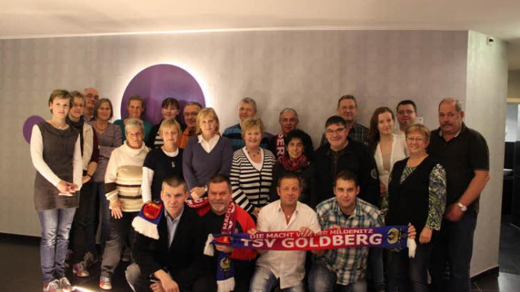 Die Ehrenamtler des TSV Goldberg verlebten einen gemeinsamen Abend. 