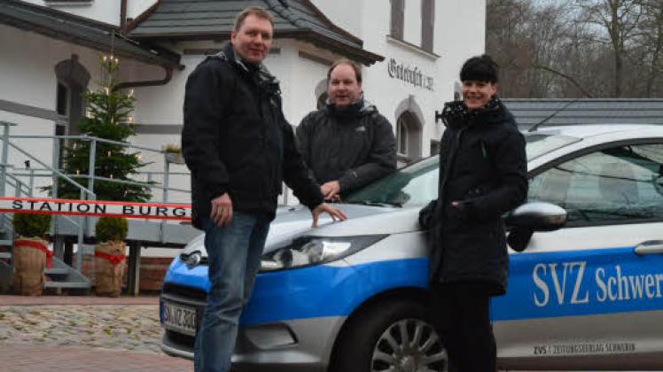 Das Gadebuscher SVZ-Teamfreut sich über den frischen Wind – auch im Netz:  Katharina Roese, Michael Schmidt und Volker Bohlmann  (v.r.). 