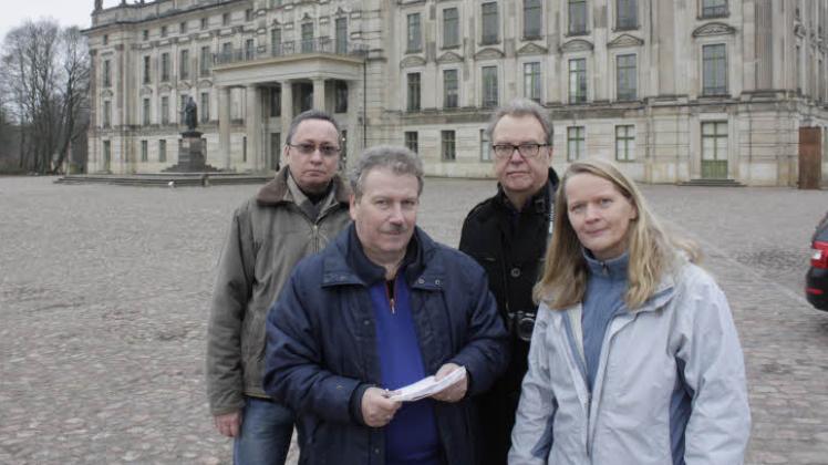 Das Redaktionsteam vom Ludwigsluster Tageblatt der SVZ: v.r.n.l. Kathrin Neumann, Uwe Köhnke, Michael Seifert und Andreas Münchow. 