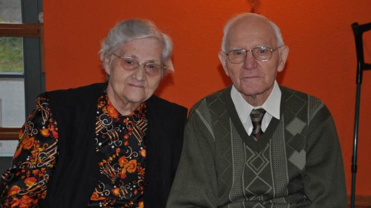 Ursula (86) und Erwin Lange (87) sind seit 65 Jahren verheiratet.