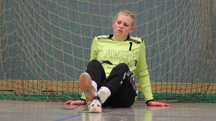Niedergeschlagen aber schuldlos: TSV-Torfrau Svenja Brudniok hielt in beiden Spielen stark. 