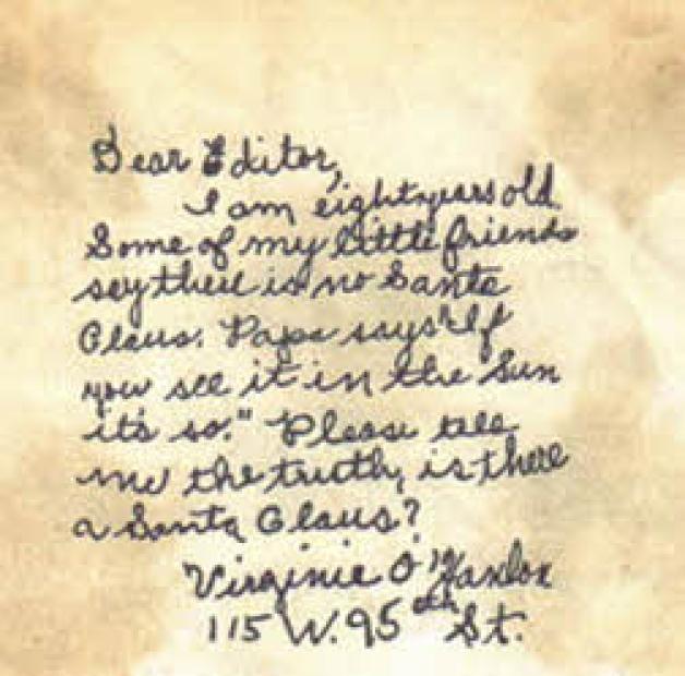 Der Brief der kleinen Virginia von 1897