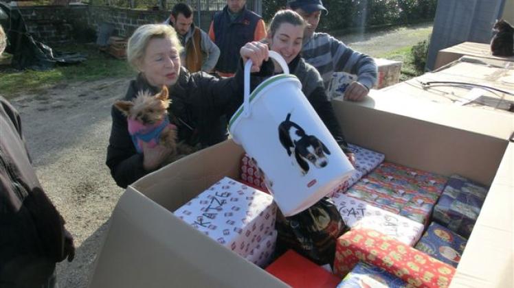 Die Freude über die Spenden war in Boccheggiano riesig.  