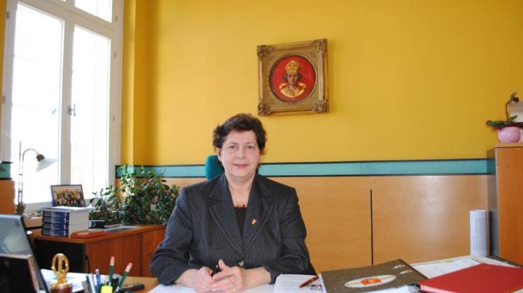 Bürgermeisterin Gisela Schwarz ist die Verwaltungschefin im Hagenower Rathaus.   Fotos: D. Hirschmann 