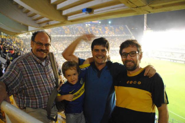 mit ramón und richard und schweriner schwiegervater im stadion