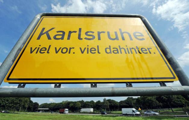 Der Karlsruher Werbeslogan