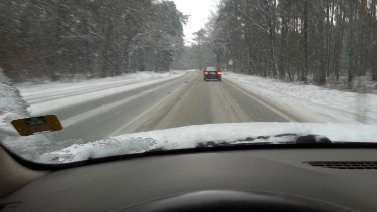 B321 Hagenow Richtung Schwerin