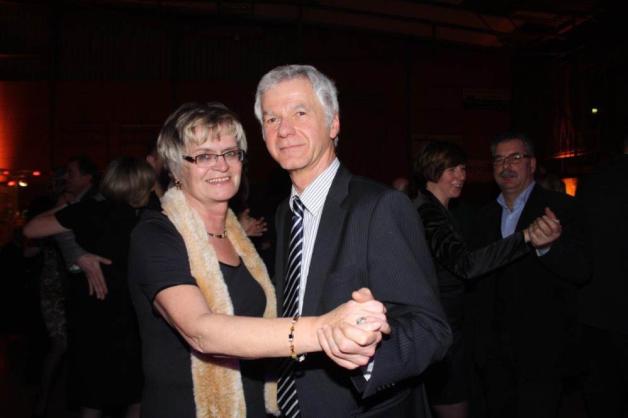 Seit Jahren zu Gast beim Bauernball: CDU-Landratskandidat Gerhard Rappen mit Ehefrau Petra.