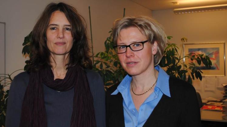 Ihre Kinder haben noch keinen Betreuungsplatz: Antonia Makrellis (links) und Kerstin Herrmann. 