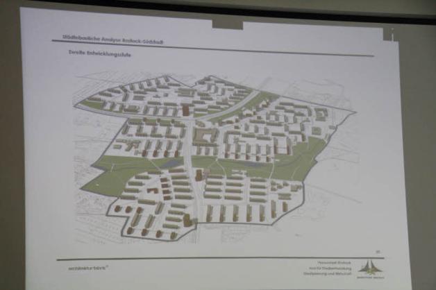 So könnte der Südstadt-Kern in Zukunft aussehen. Grafik: Architekturfabrik Neubrandenburg So könnte der Südstadt-Kern in Zukunft aussehen. Grafik: Architekturfabrik Neubrandenburg