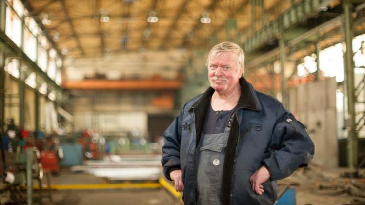Seit 1966 ist Dietmar Schütt beim Dieselmotorenwerk Rostock beschäftigt. 