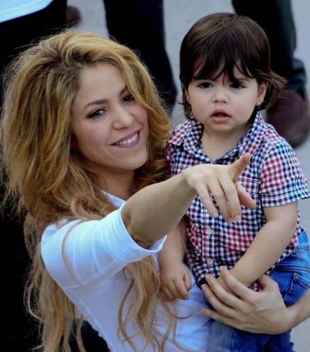 Shakira mit ihrem Sohn Milan  