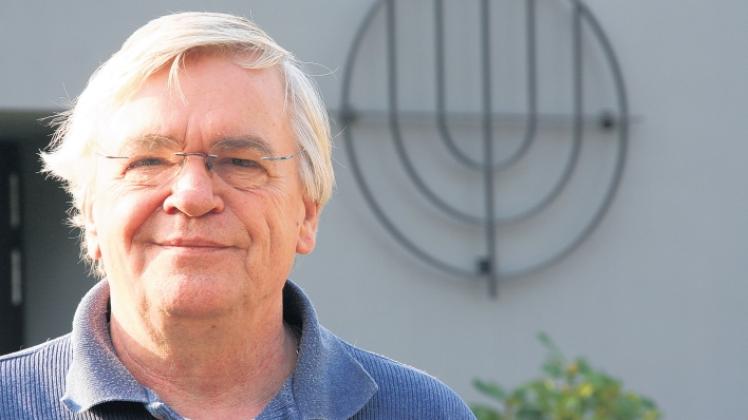 Wolfgang Seibert ist der Vorsitzende der Jüdischen Gemeinde Pinneberg.  