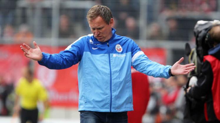 Interimscoach Robert Roelofsen wird den FC Hansa auf das Heimspiel gegen Münster vorbereiten.  