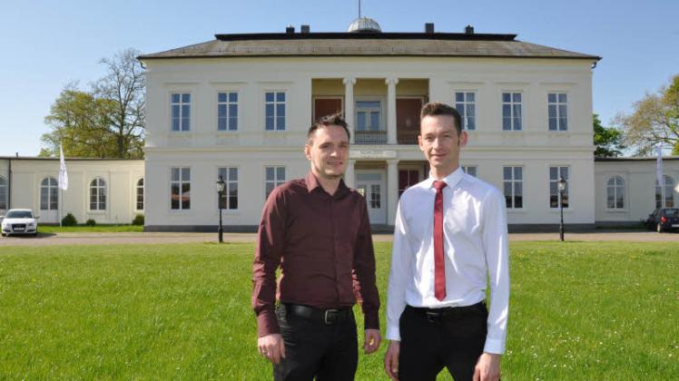 Die beiden Geschäftsführer Mario Gierl (r.) und Joe Thackray