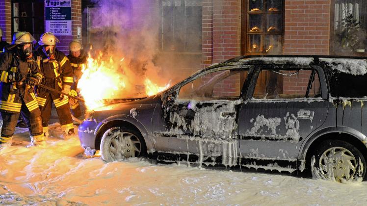 Der Wagen wurde komplett zerstört Der Wagen wurde komplett zerstört