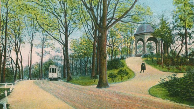 Der Jugendtempel um 1910. Der neue wird anders aussehen.   Repro: Stadtarchiv Schwerin 