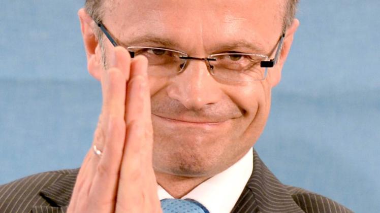 „Ich spiele auf Sieg“, sagt Michael Schierack (CDU).  