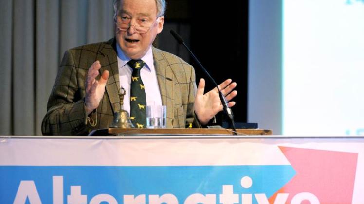 Der Brandenburger AfD-Vorsitzende Alexander Gauland bekam mit seiner Partei viele Stimmen in der Region. 