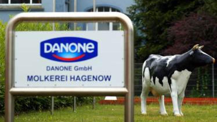 Die Danone-Molkerei in Hagenow 