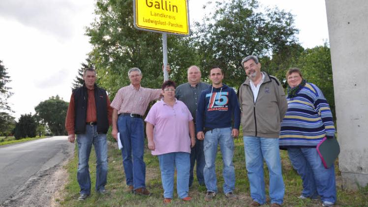 Die neue Gemeindevertretung von Gallin-Kuppentin Fotos: Ilja Baatz 
