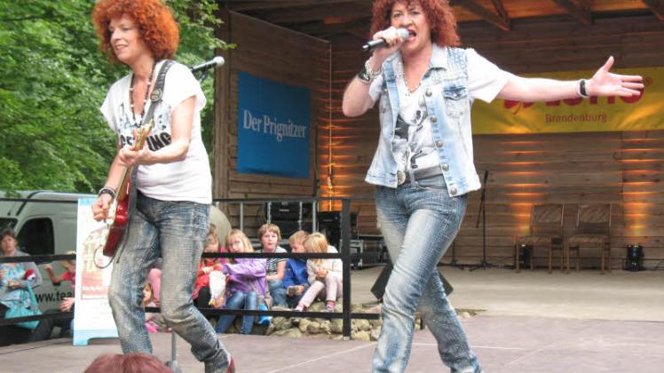 Bereits beim Tierparkfest die Publikumsmagneten: Cora.  