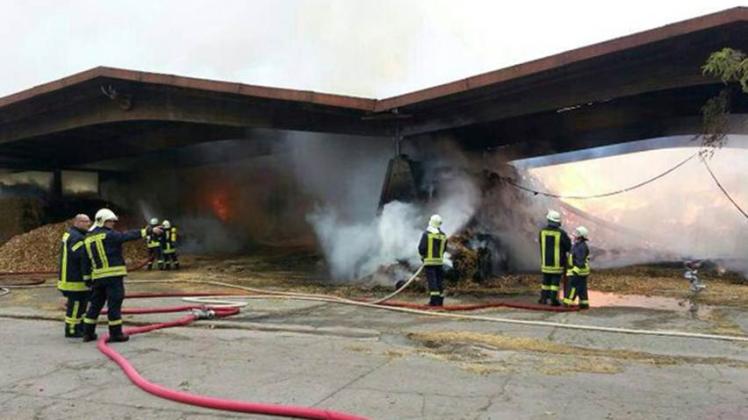 Dieses Feuer richtete einen Schaden von mehr als einer Million Euro an.  