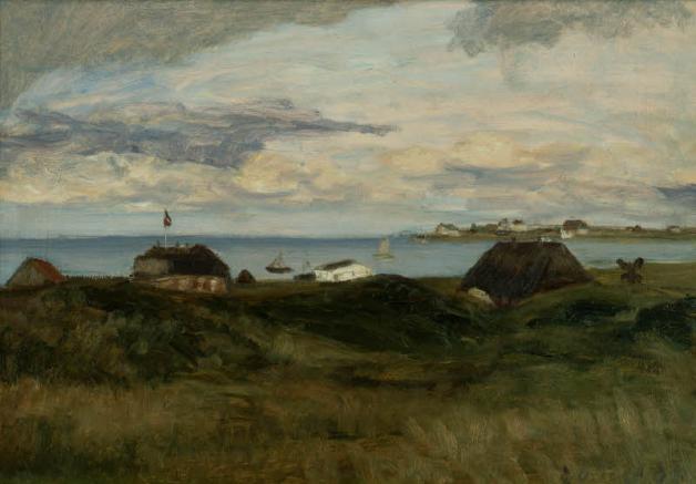 Stenodde im Sommer 1903: So saht Otto Modersohn den Urlaubsort. . . Stenodde im Sommer 1903: So saht Otto Modersohn den Urlaubsort. . .