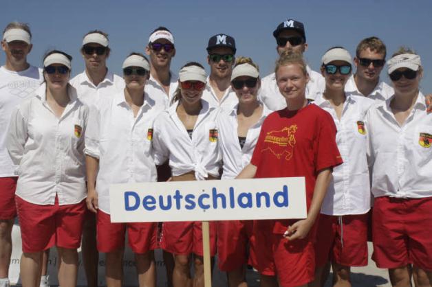 Teamgeist: Deutschland ist mit einer Mannschaft vertreten. 