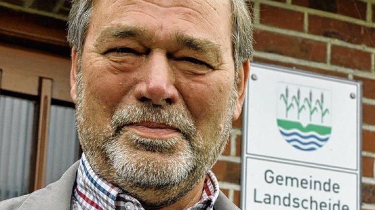 Uwe Lameyer möchte seine zehnjährige Amtszeit als Bürgermeister von Landscheide fortsetzen. Foto: Schwarck