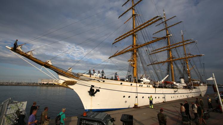 "Gorch Fock" bei Hanse Sail in Rostock zu Gast