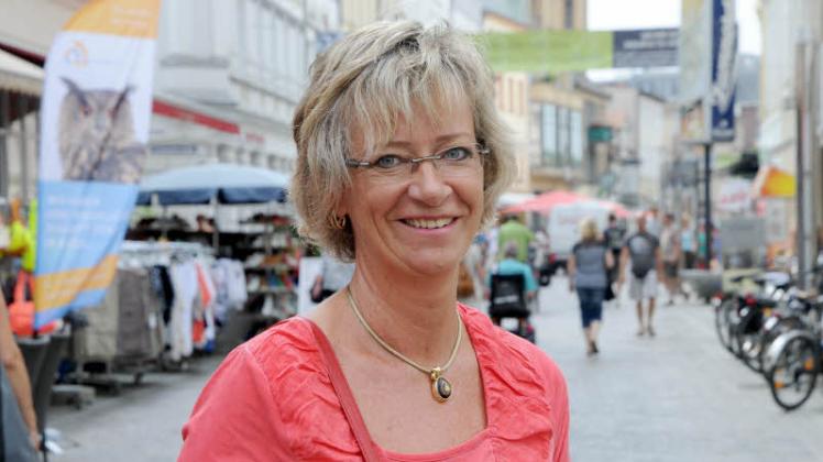 Citymanagerin Sabine Steinbart ist glücklich: Das Quartier Altstadt entwickelt sich prächtig.  Fotos: Reinhard Klawitter 