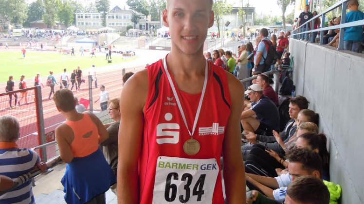 Niklas Haase ersprang sich  in Bochum die Bronzemedaille.  