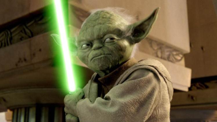 Um ihn uns seine Gefährten dreht sich der Streit: Yoda.