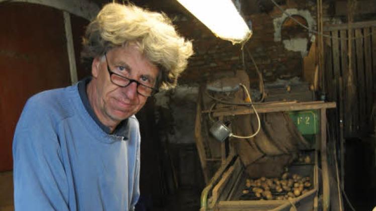 Der Kartoffelanbau  wird auf dem Biohof in Götheby bald der Vergangenheit angehören. Paul Nennecke konnte seine Pachtflächen nicht halten. 