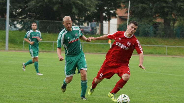 2. Tor im zweiten Spiel: Felix Engert markierte gegen Ribnitz-Damgarten 4:0.  