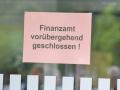 Kein Kundenverkehr: Auch heute bleibt das Rendsburger Finanzamt geschlossen.  