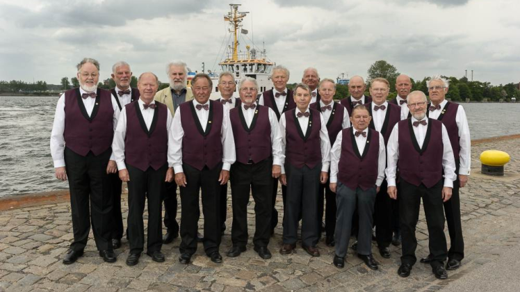 Auch der Männergesangverein Klausdorf ist bei der Husumer Veranstaltung des Sängerbundes dabei. 