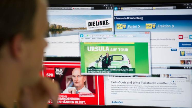 Vor der Landtagswahl versuchen die Parteien, auch im Netz zu überzeugen. 