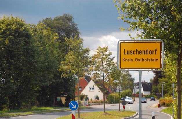 Luschendorf-Schild