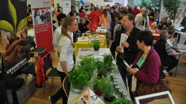 40 Aussteller sind beim Gesundheitsmarkt in Parchim präsent.   