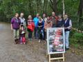 Vertreter des BUND, des Nabu und der BFQ setzten sich für den Erhalt des Naturschutzgebietes an der Gronau ein.  