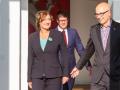 Ministerpräsident Torsten Albig stellte Britta Ernst am Dienstagmorgen offiziell in Kiel vor.