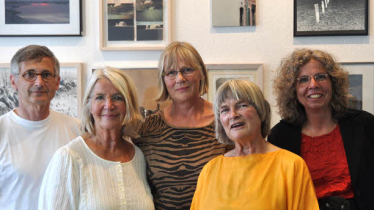 Der Vorstand:  Werner Hajek (v. l.), Karen Seggelke, Frauke Petersen, Karin Dreyer, Carmen Leden.   