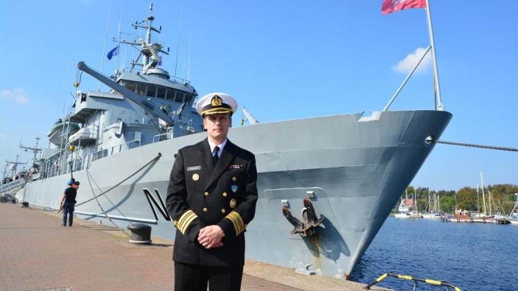 Hat die Leitung des Nato-Verbandes inne: der litauische Kommandeur Giedrius Premeneckas Fotos: Jenny Strozyk Hat die Leitung des Nato-Verbandes inne: der litauische Kommandeur Giedrius Premeneckas Fotos: Jenny Strozyk