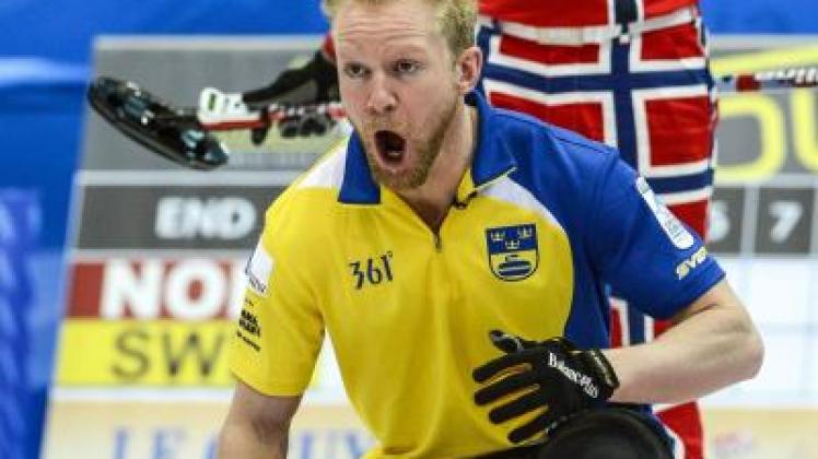 Der Schwede Niklas Edin hat sein Team zum WM-Titel geführt. Foto: Janerik Henriksson 