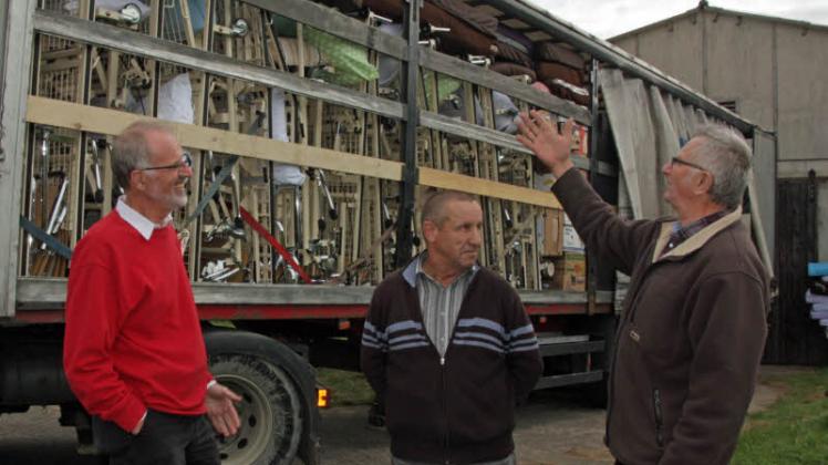 Hinrich Kaasmann - der Fahrer Viktor Wischnakow und Heinz Nitzsche