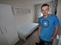 Angekommen: Fabijan Culjak hat sein Zimmer im Wohnhaus bezogen. 
