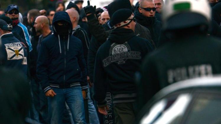 Die Gruppe „Hooligans gegen Salafisten“ wollte in der Sternschanze demonstrieren.